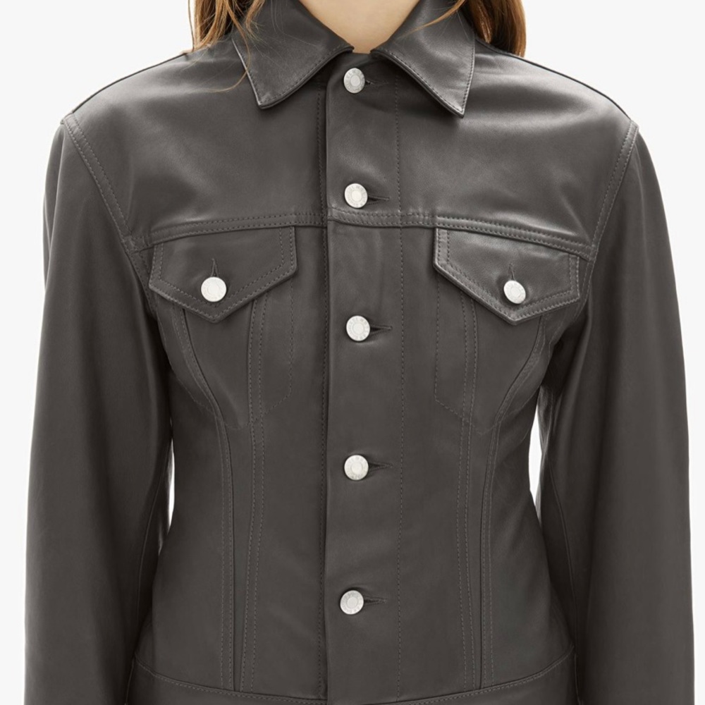 Helmet Lang leather jacket